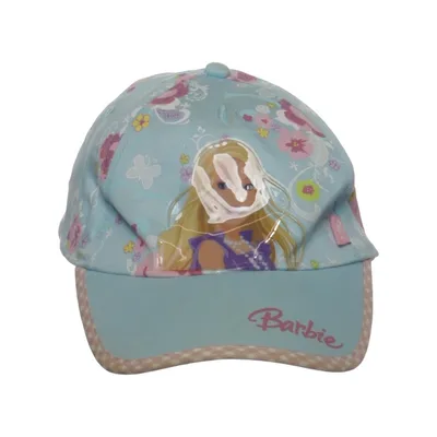Baseballkeps (Blå, Flerfärgad) från Barbie Bomull
