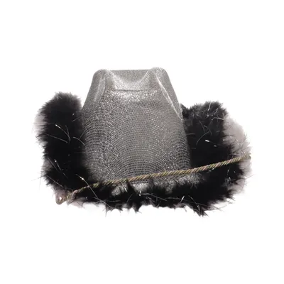 Cowboyhoed (Zilver, Zwart)