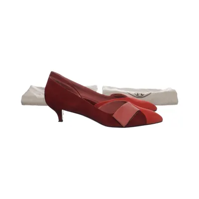 Pumps (Red, Pink) from Hermès Leather