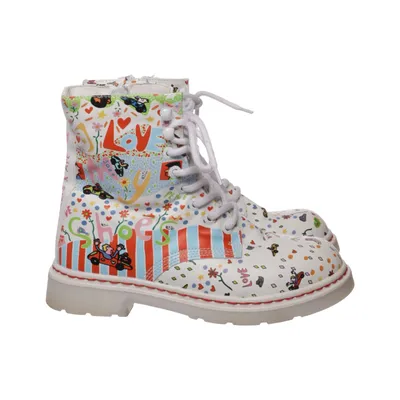 Laced boots (White, Multicolored) from Dockers by Gerli Leather