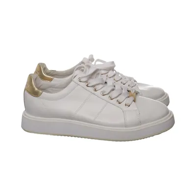 Sneakers (Angeline) fra Lauren Ralph Lauren Bomuld, Læder