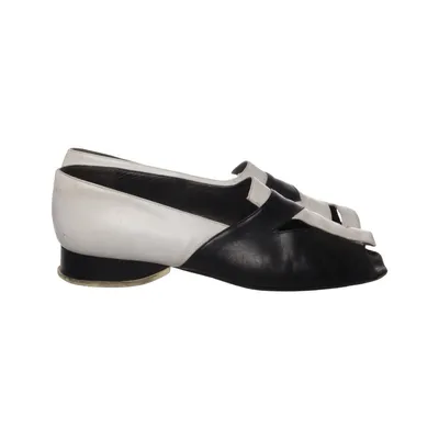 Loafers (White, Black) from Lisa Tucci