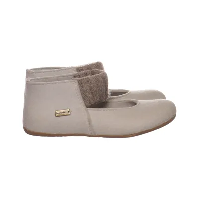 Slippers (Gray) from Haflinger Wool