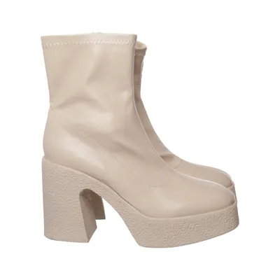 Heeled boots (Beige) from Givana