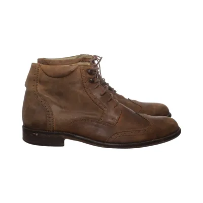 Bottes à lacets (Marron) de Maruti Cuir
