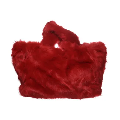 Handbag (Red) from Monki Acrylic, Polyester