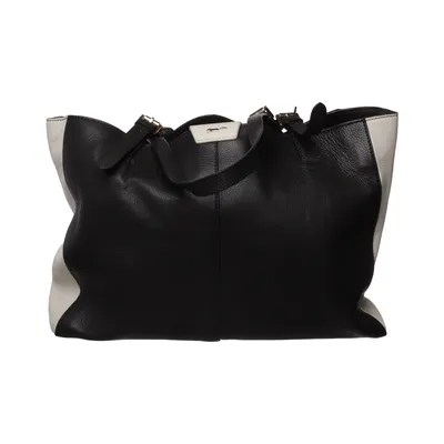 Handbag (Black, Beige) from Paul Costelloe Leather
