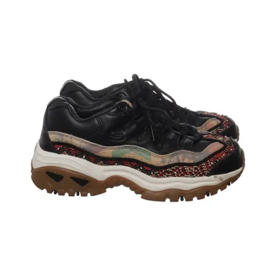 Trainingsschoenen (Zwart, Meerkleurig) van Skechers Sport Leer