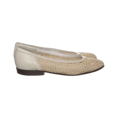 Ballerina's (Beige) van Lorenzo Banfi Leer