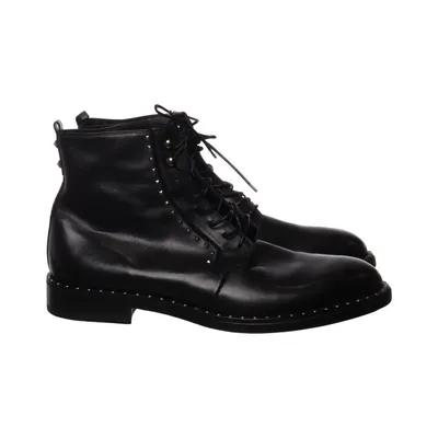 Bottes à lacets (Noir) de Barracuda Cuir