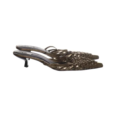 Mules (Gold) from Zara