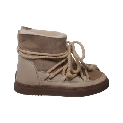 Enkellaarzen (Beige, Bruin) van Inuikii