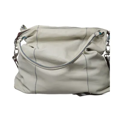 Shoulder-bag (White, Brown, Turquoise) from Gabs