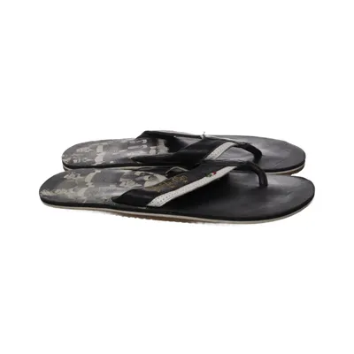Teenslippers (Zwart, Wit) van Pantofola d'Oro Leer