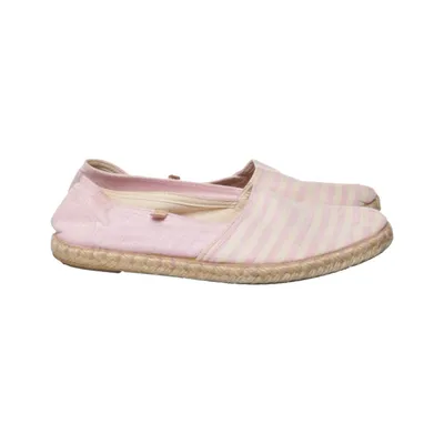 Espadrilles (Rose, Blanc) de Verbenas Cuir