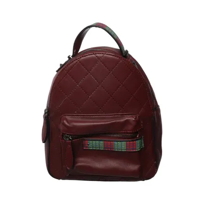 Backpack (Red) from Max & Enjoy Polyester, Polyurethane