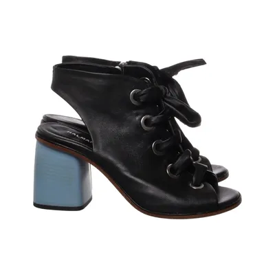 Bottes à talons (Noir, Bleu) de Halmanera