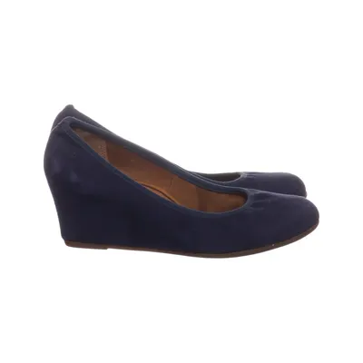 Wedges (Blue) from Tamaris Leather