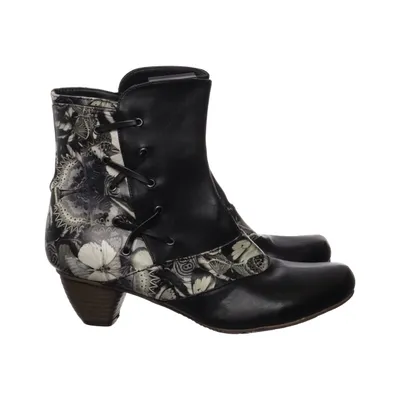 Heeled boots (Black, Multicolored) from Gordon Jack Leather