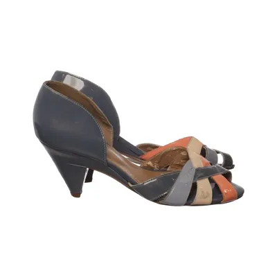 High heels (Gray, Multicolored) from Shoe Biz Leather