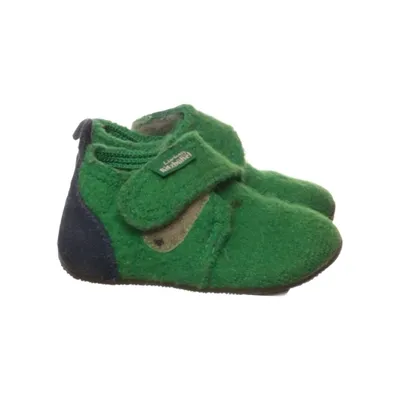 Chaussons (Vert) de Living Kitzbühel Cuir, Laine