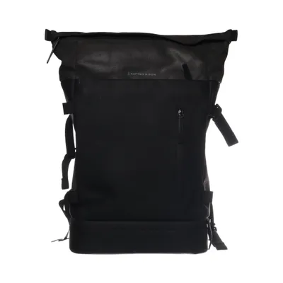 Sac à dos (Helsinki "All Black") de Kapten & Son Polyuréthane, Polyester recyclé
