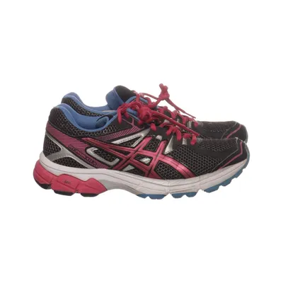 Running shoes (Black, Pink, Blue) from Asics