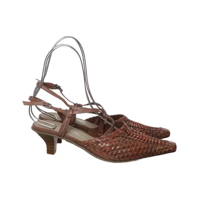 Sandals (Flecht-Sandaletten aus Leder) from Laura Leather
