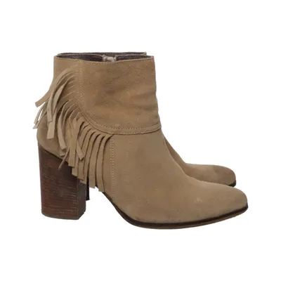 Bottes à talons (Beige) de Invito Cuir