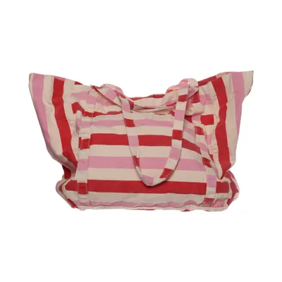 Strandtaske (Rød, Pink, Hvid) fra Accessories
