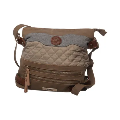 Shoulder-bag (Beige, Gray) from Rieker Polyester, Polyurethane