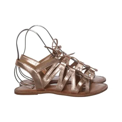 Gladiator-Sandalen (Gold) von I Love Shoes Leder