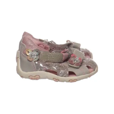 Sandals (Gray, Pink, Silver) from Bambulini