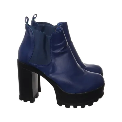 Heeled boots (Blue, Black) from Bebo
