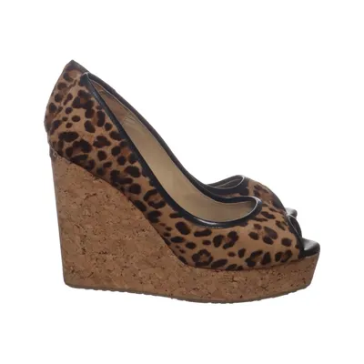 Chaussure compensées (Marron, Noir) de Jimmy Choo