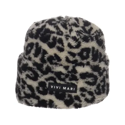 Beanie (Black, White) from Vivi Mari Cotton, Elastane, Polyester