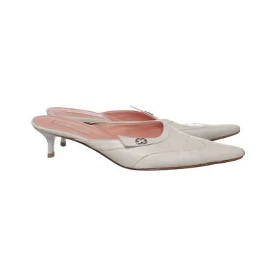 Mules (White) from Escada Leather