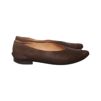 Ballerinas (Braun) von Hessnatur Leder