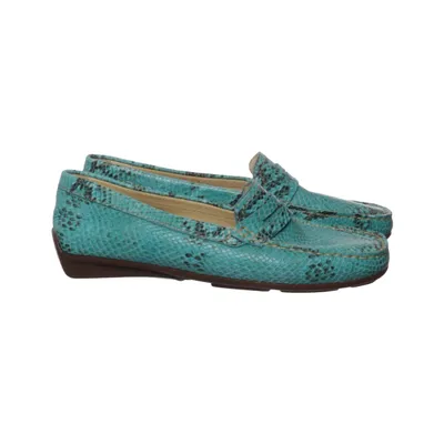 Mocassins (Turquoise, Noir) de Lamoda Cuir