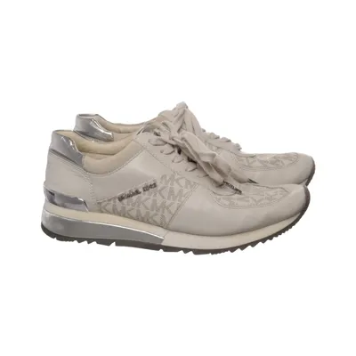 Sneakers (White, Silver) from Michael Kors Leather