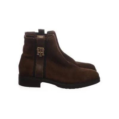 Chelsea boots (TH INTERLOCK SUEDE FLAT BOOT) från Tommy Hilfiger