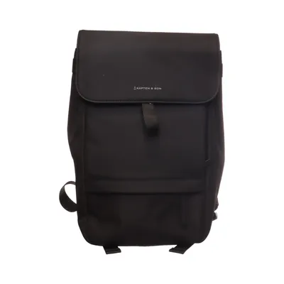 Backpack (Fyn Small "All Black") from Kapten & Son Polyurethane, Recycled polyester