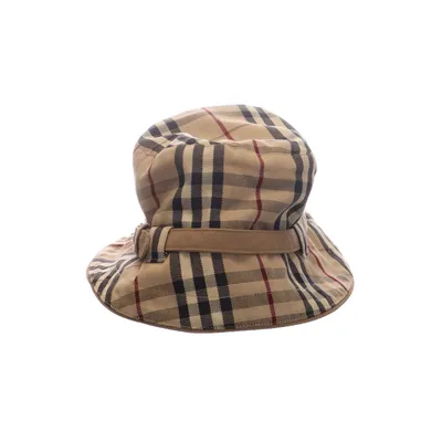 Bucket hat (Beige, Multicolored) from Burberry Cotton