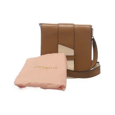 Handtas (Bruin, Wit) van Coccinelle Leer