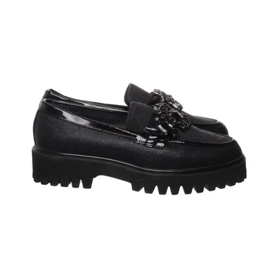 Loafers (Black) from Texto Leather