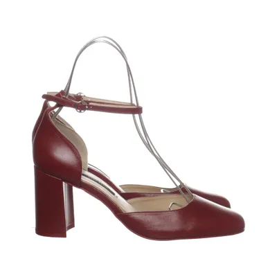 Escarpins (Rouge) de Zara Basic Cuir