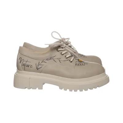 Laced boots (Beige) from Goby