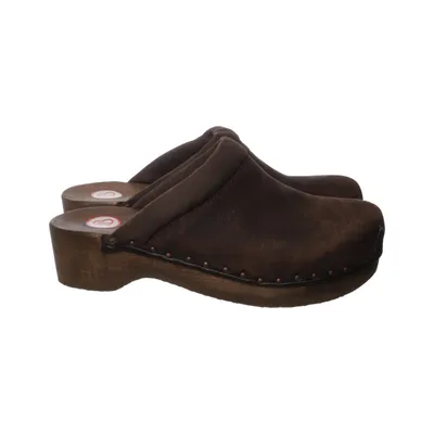 Clogs (Brown) from Berkemann Leather