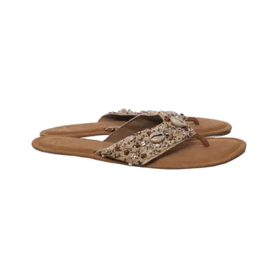 Flip-flops (Beige, Multicolored) from Sansibar Leather