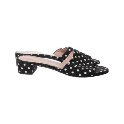 Mules (Black, White) from Pretty Ballerinas Leather
